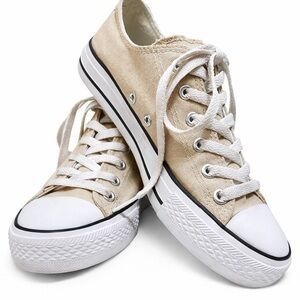 Classic Tan Canvas Sneakers